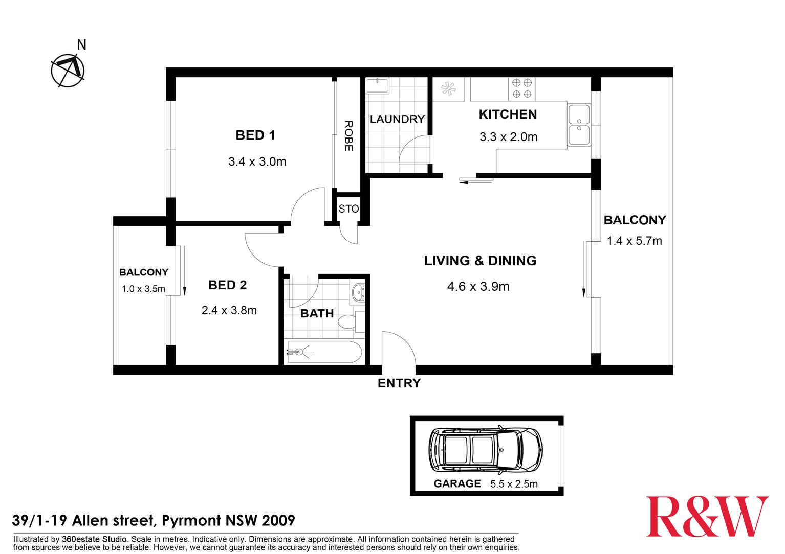 39/1-19 Allen Street Pyrmont
